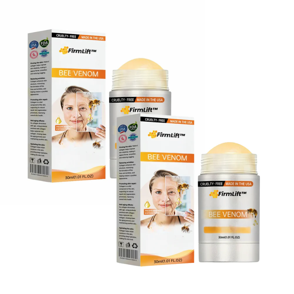 FirmLift™ Roll-on au Venin d’Abeille – Soin Hydratant et Nourrissant pour Peaux Matures