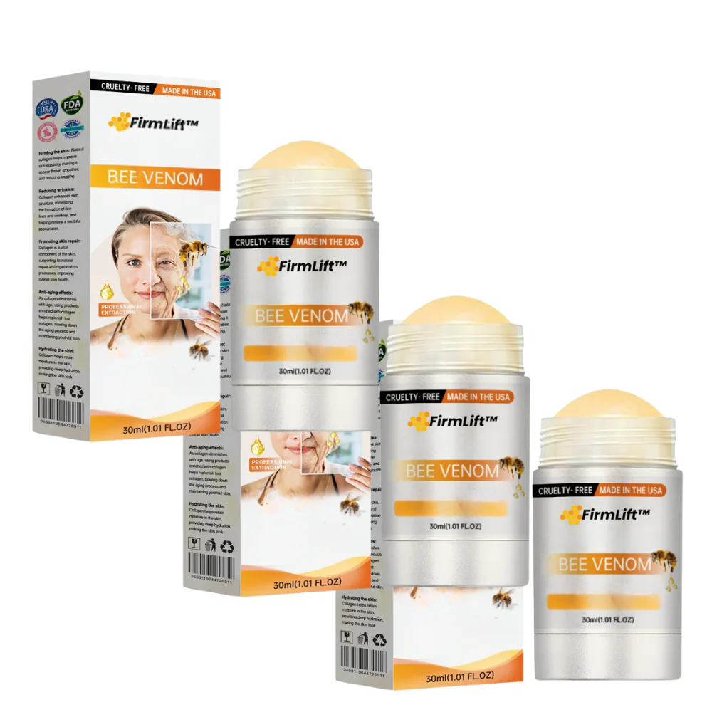 FirmLift™ Roll-on au Venin d’Abeille – Soin Hydratant et Nourrissant pour Peaux Matures