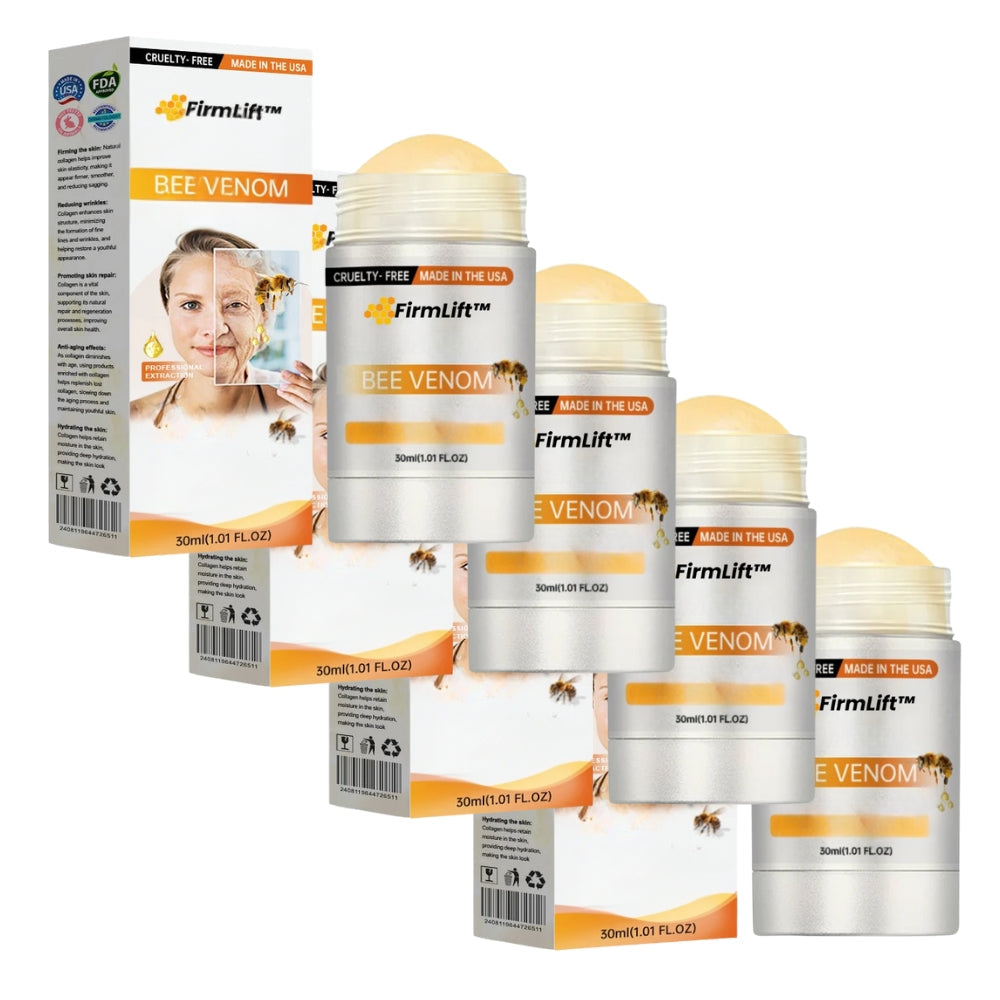 FirmLift™ Roll-on au Venin d’Abeille – Soin Hydratant et Nourrissant pour Peaux Matures